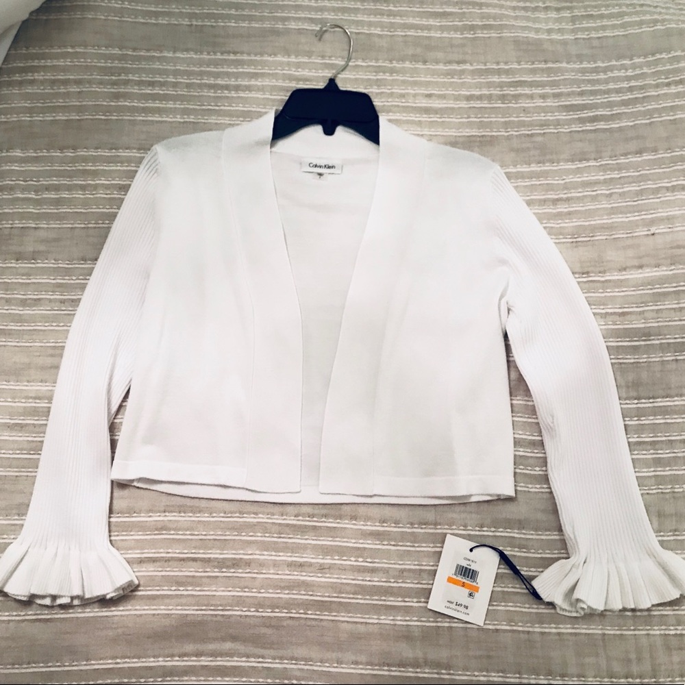 Calvin Klein sweater shrug!